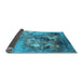 Sideview of Oriental Light Blue Industrial Rug, urb2055lblu