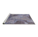 Sideview of Machine Washable Industrial Modern Grape Purple Rug, wshurb2056