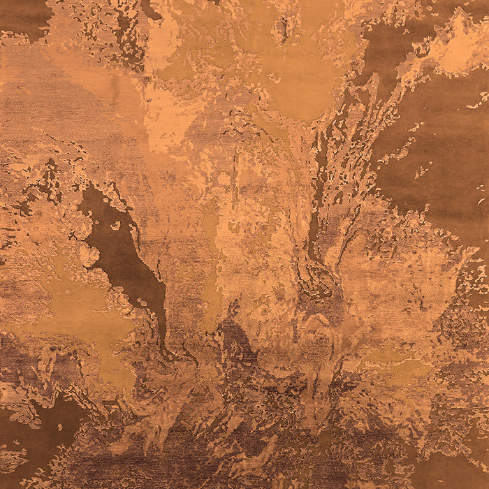 Oriental Orange Industrial Rug, urb2056org