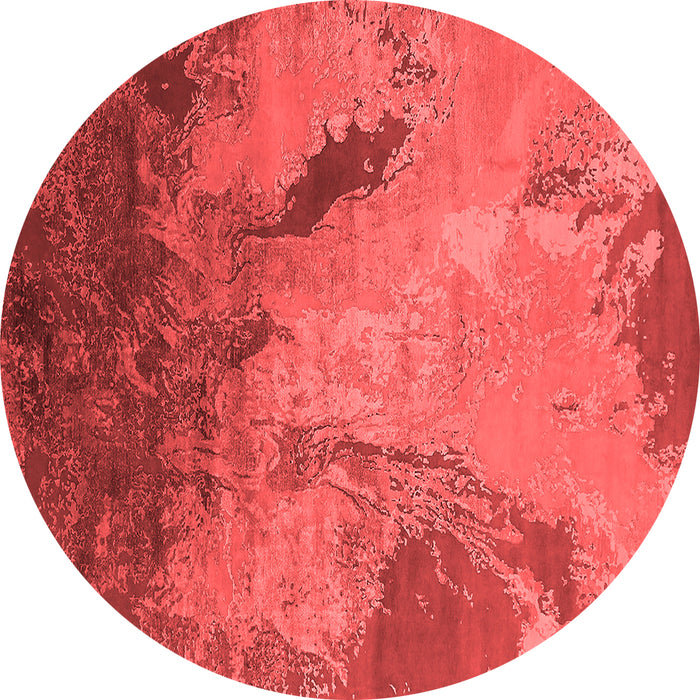 Machine Washable Oriental Red Industrial Rug, wshurb2056red