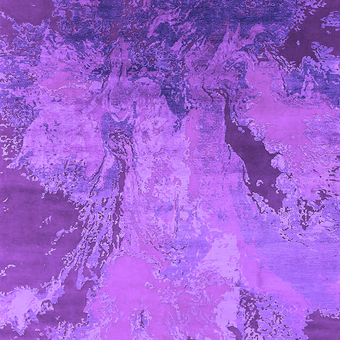 Machine Washable Oriental Purple Industrial Area Rugs, wshurb2056pur