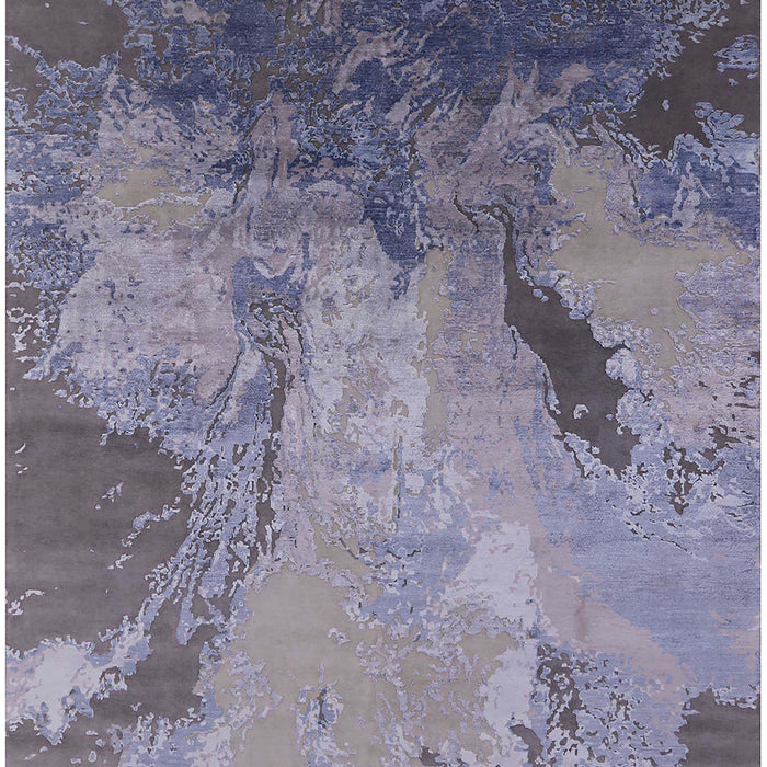 Machine Washable Industrial Modern Grape Purple Rug, wshurb2056