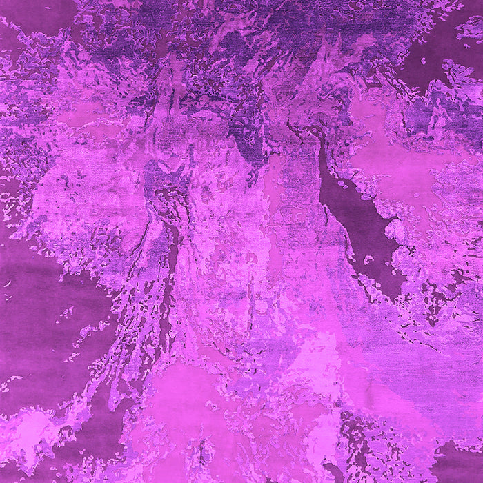 Machine Washable Oriental Pink Industrial Rug, wshurb2056pnk