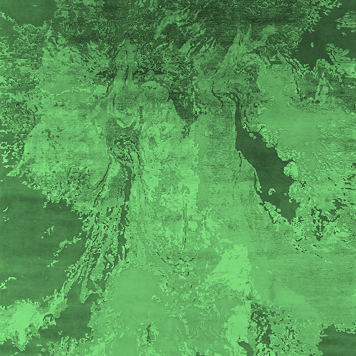 Oriental Emerald Green Industrial Rug, urb2056emgrn