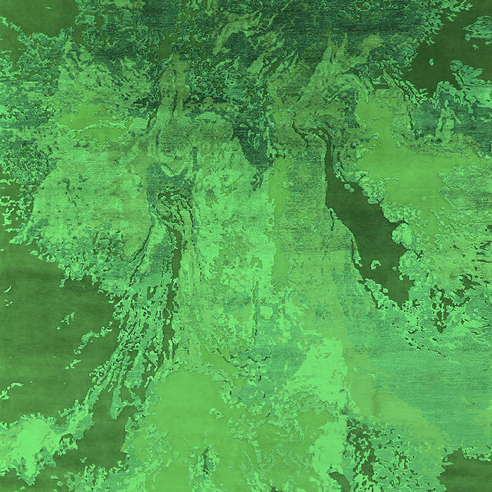 Oriental Green Industrial Rug, urb2056grn