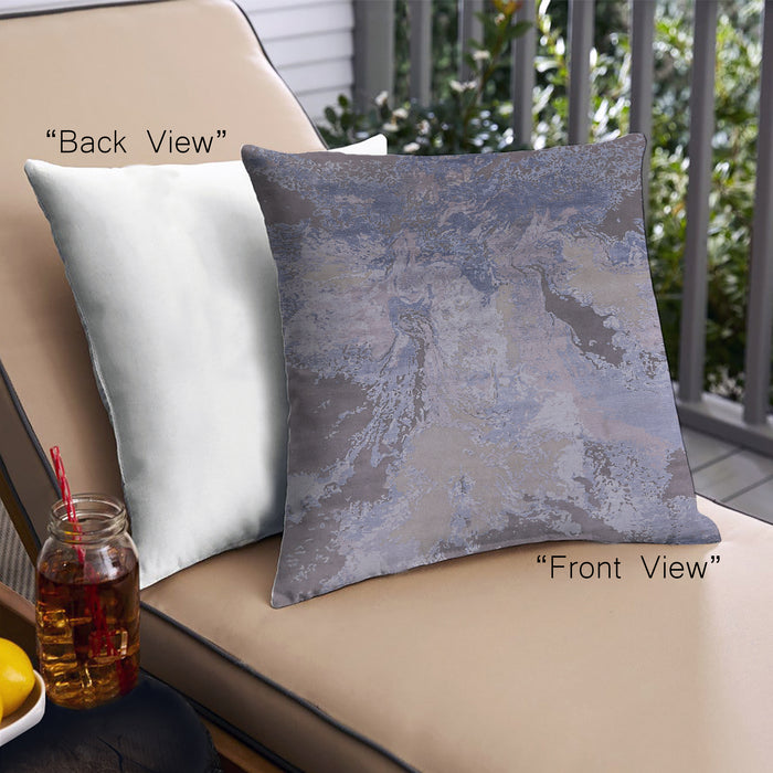 Front View of Mid-Century Modern Urban Square Grape Purple Throw Pillow, 18 inch by 18 inch, pwurb2056