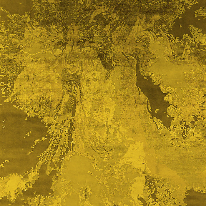 Oriental Yellow Industrial Rug, urb2056yw