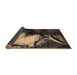 Sideview of Oriental Brown Industrial Rug, urb2057brn