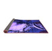 Sideview of Oriental Purple Industrial Rug, urb2057pur