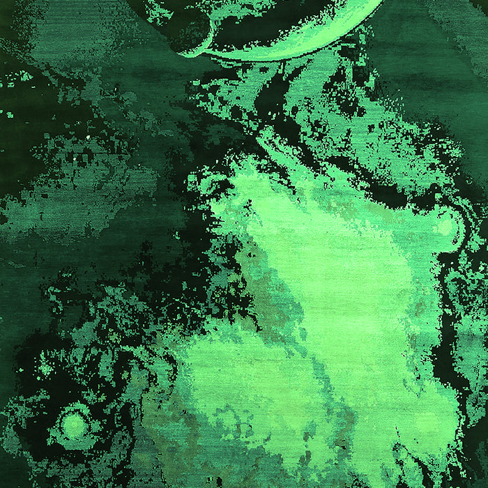 Oriental Green Industrial Rug, urb2057grn