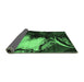 Sideview of Oriental Emerald Green Industrial Rug, urb2057emgrn