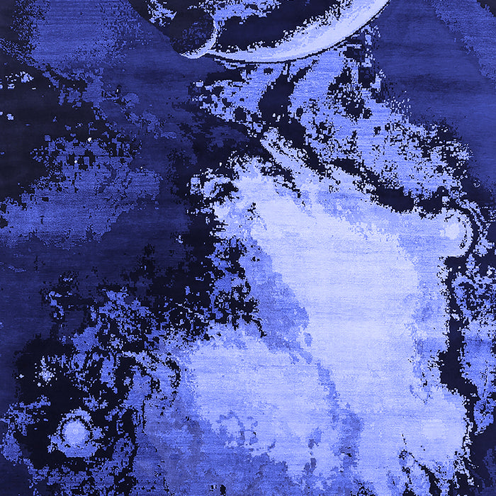 Oriental Blue Industrial Rug, urb2057blu