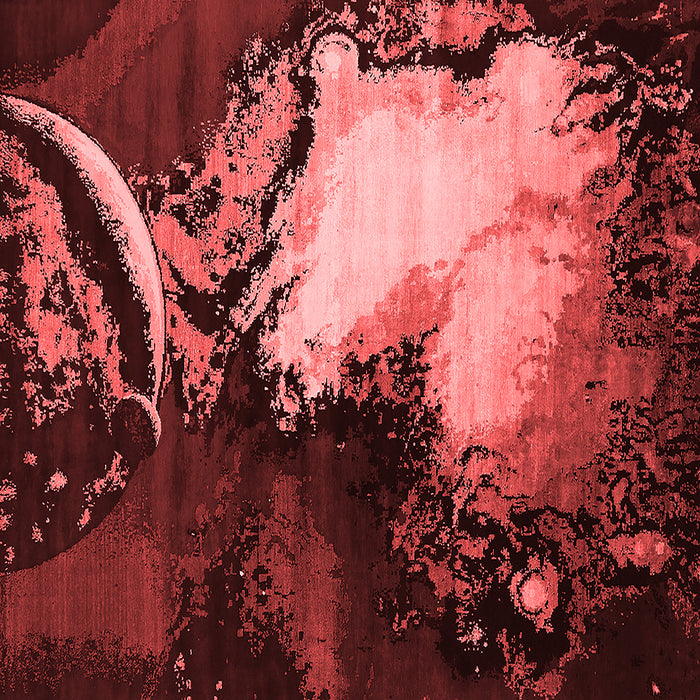 Oriental Red Industrial Rug, urb2057red