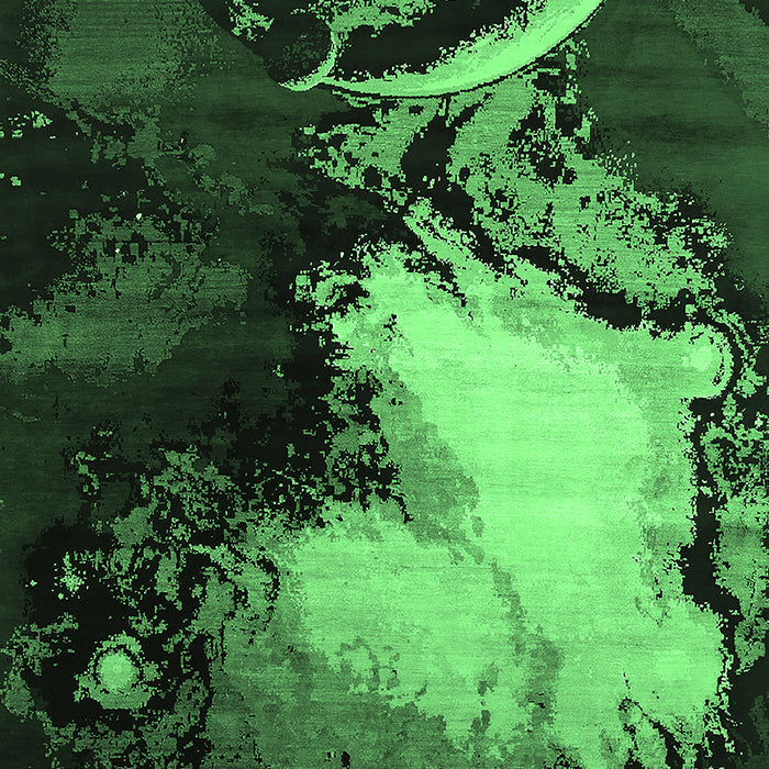 Oriental Emerald Green Industrial Rug, urb2057emgrn