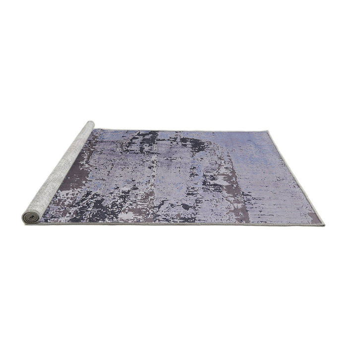 Sideview of Machine Washable Industrial Modern Wisteria Purple Rug, wshurb2058