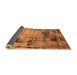 Sideview of Oriental Orange Industrial Rug, urb2058org