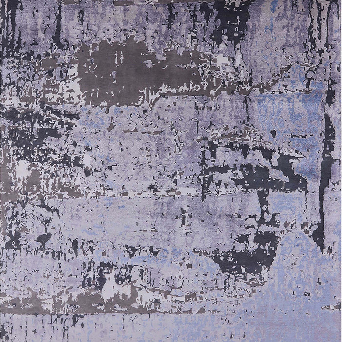 Machine Washable Industrial Modern Wisteria Purple Rug, wshurb2058