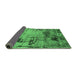 Sideview of Oriental Emerald Green Industrial Rug, urb2058emgrn