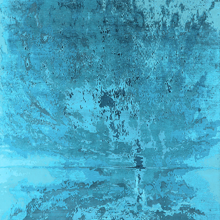 Oriental Light Blue Industrial Rug, urb2059lblu