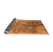 Sideview of Oriental Orange Industrial Rug, urb2059org