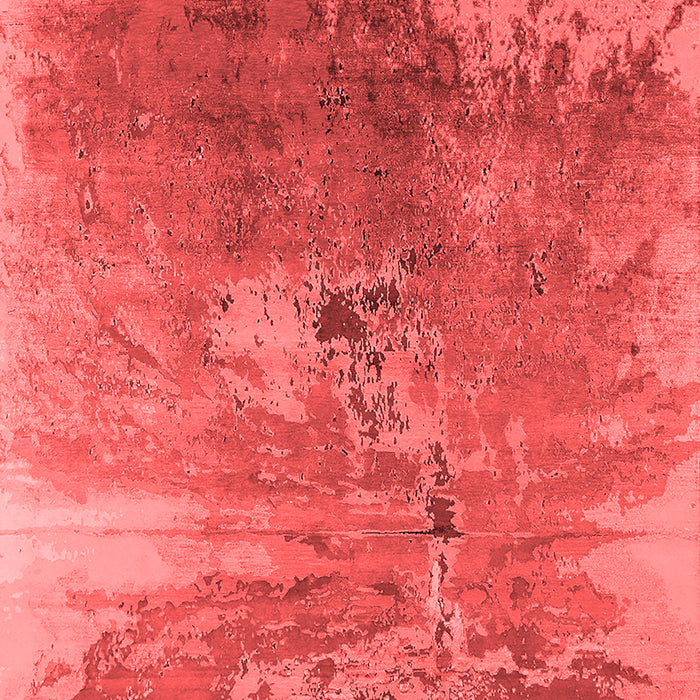 Machine Washable Oriental Red Industrial Rug, wshurb2059red