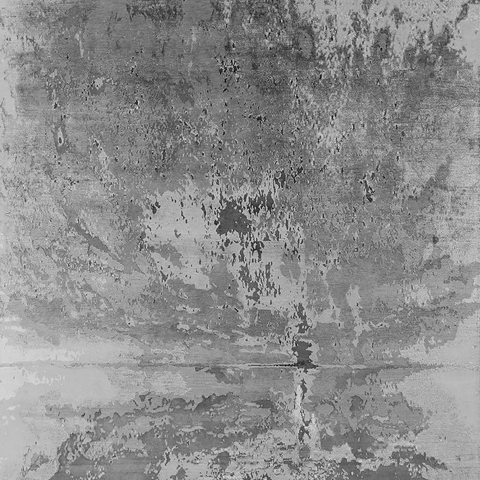 Machine Washable Oriental Gray Industrial Rug, wshurb2059gry