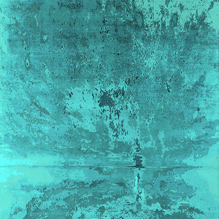 Oriental Turquoise Industrial Rug, urb2059turq