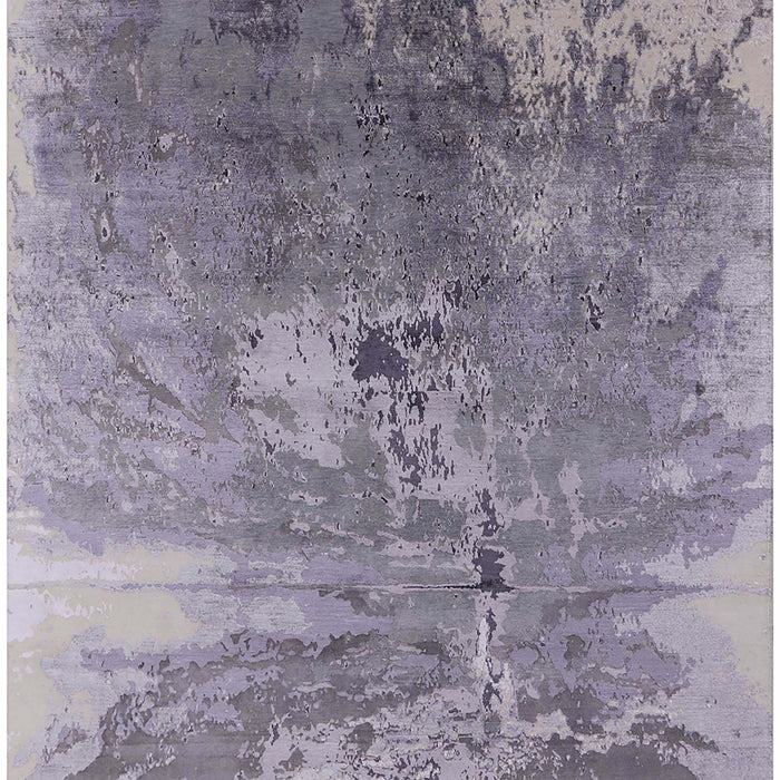 Machine Washable Industrial Modern French Lilac Purple Rug, wshurb2059