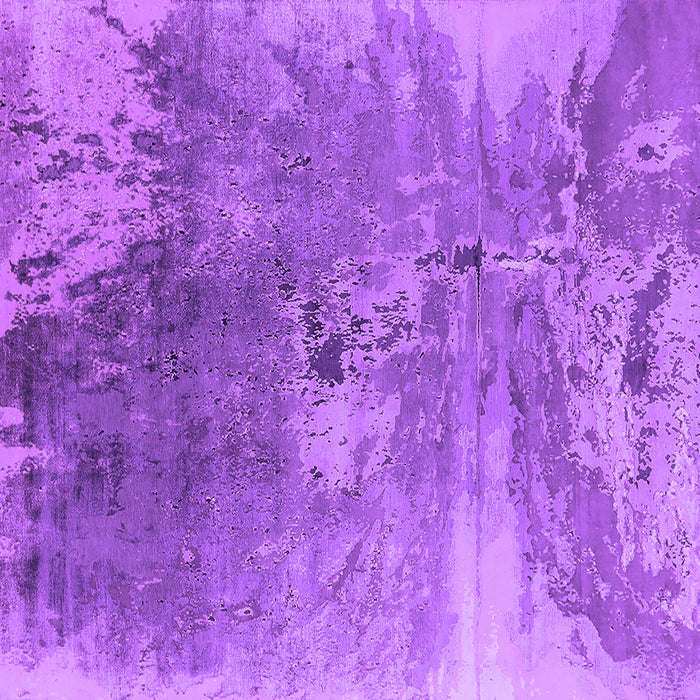 Square Oriental Purple Industrial Rug, urb2059pur