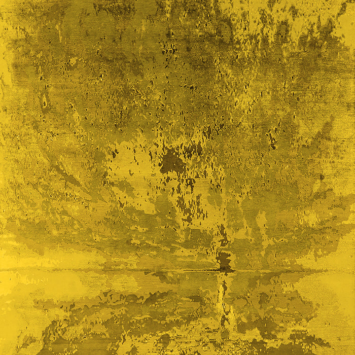 Machine Washable Oriental Yellow Industrial Rug, wshurb2059yw