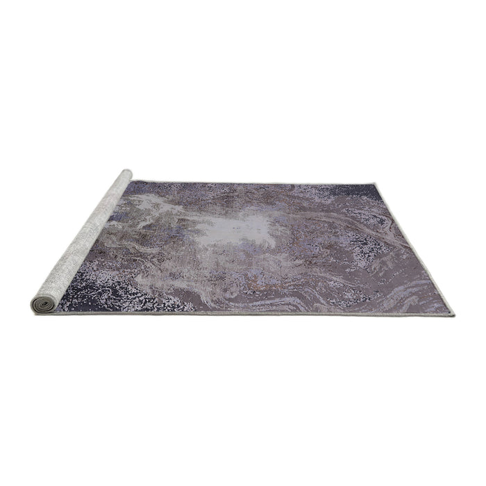 Sideview of Machine Washable Industrial Modern Purple Rug, wshurb2060