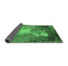 Sideview of Oriental Emerald Green Industrial Rug, urb2060emgrn