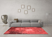 Machine Washable Oriental Red Industrial Rug, wshurb2060red