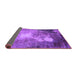 Sideview of Oriental Purple Industrial Rug, urb2060pur