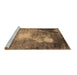 Sideview of Machine Washable Oriental Brown Industrial Rug, wshurb2060brn