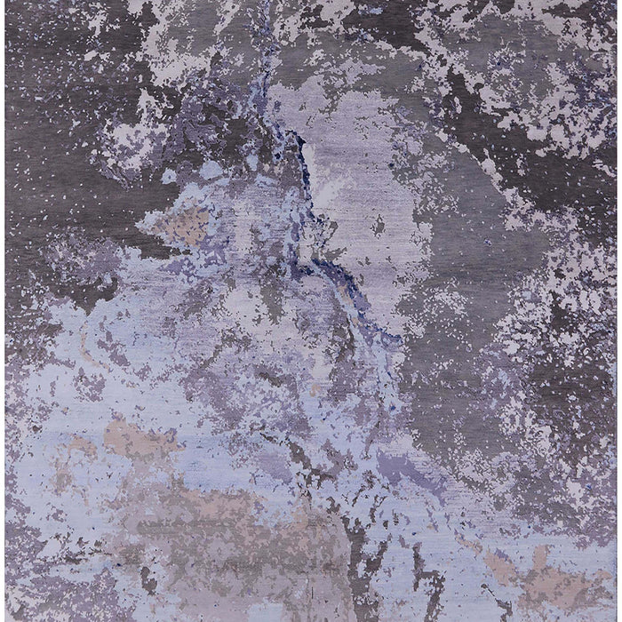 Machine Washable Industrial Modern Grape Purple Rug, wshurb2061