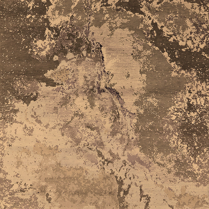 Machine Washable Oriental Brown Industrial Rug, wshurb2061brn