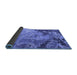 Sideview of Oriental Blue Industrial Rug, urb2061blu