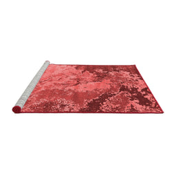 Industrial Red Washable Rugs