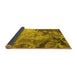 Sideview of Oriental Yellow Industrial Rug, urb2061yw