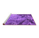 Sideview of Machine Washable Oriental Purple Industrial Area Rugs, wshurb2061pur