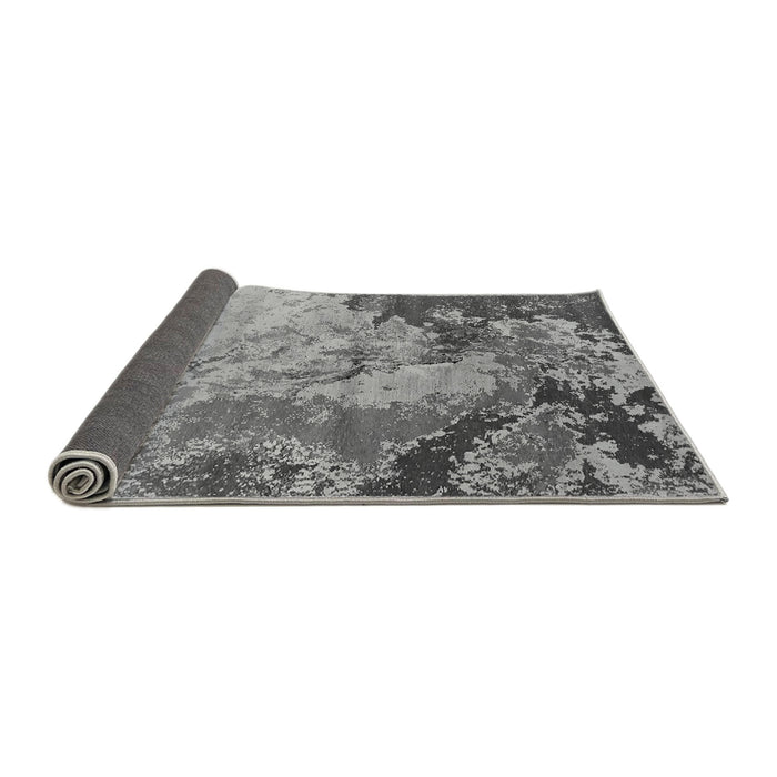 Sideview of Oriental Gray Industrial Rug, urb2061gry