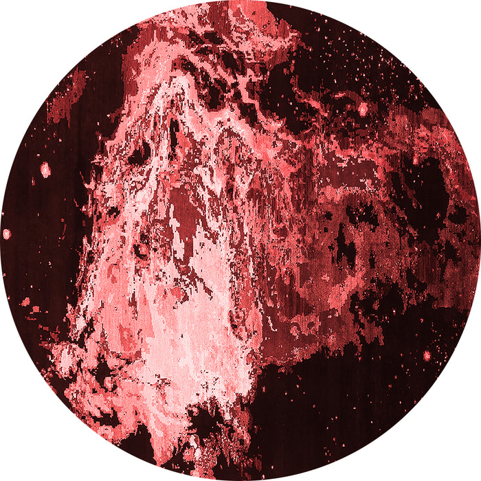 Machine Washable Oriental Red Industrial Rug, wshurb2062red