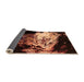 Sideview of Oriental Orange Industrial Rug, urb2062org