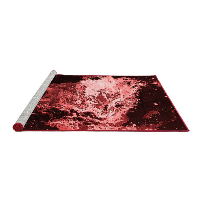 Industrial Red Washable Rugs