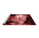 Industrial Red Washable Rugs