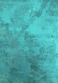 Oriental Turquoise Industrial Rug, urb2063turq