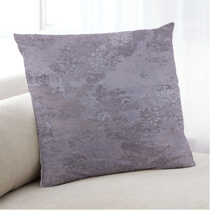 Lifestyle Image of Mid-Century Modern Urban Square Purple Purple Throw Pillow, 18 inch by 18 inch, pwurb2063