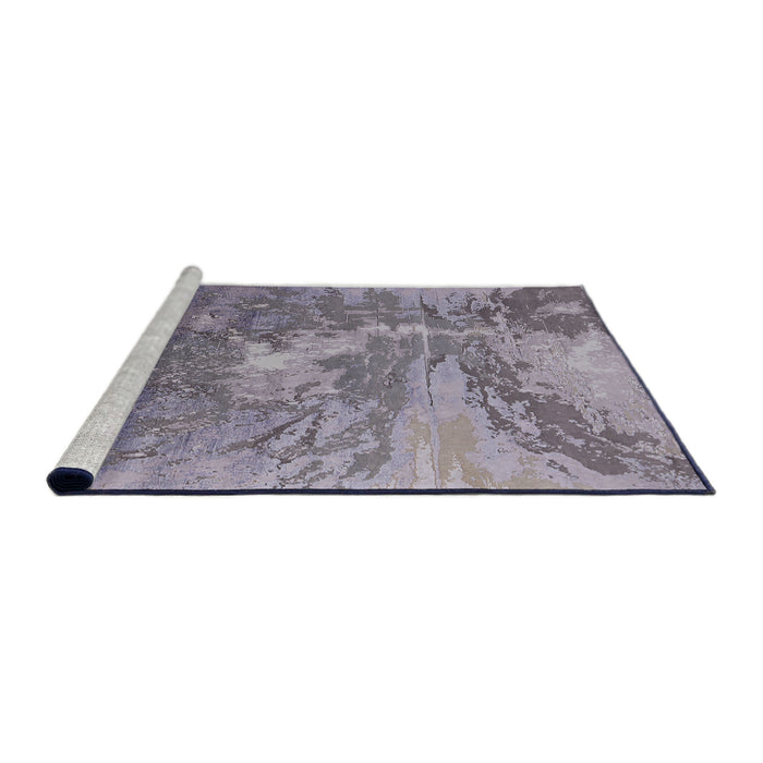 Sideview of Machine Washable Industrial Modern Viola Purple Rug, wshurb2064