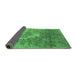 Sideview of Oriental Emerald Green Industrial Rug, urb2064emgrn